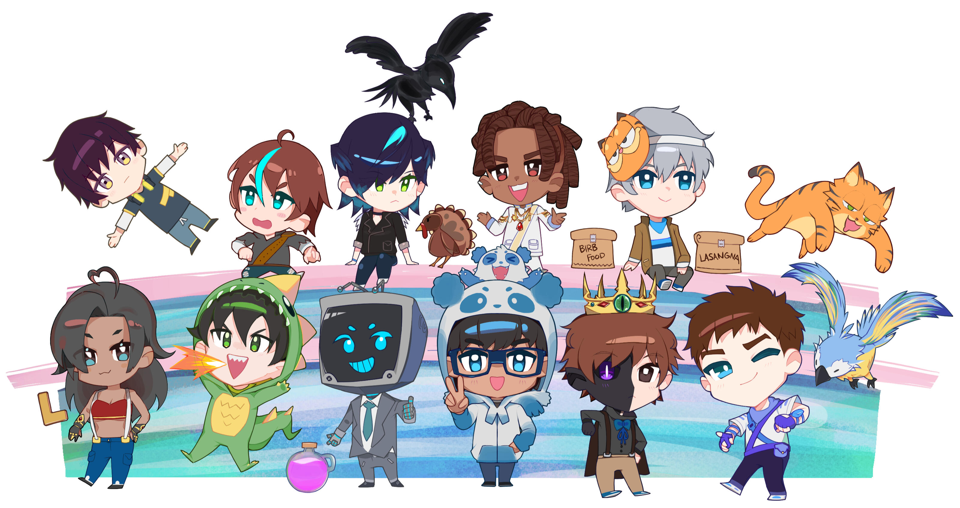 ish13's State & DaHouse_Panda | Anniversary Chibi Visual